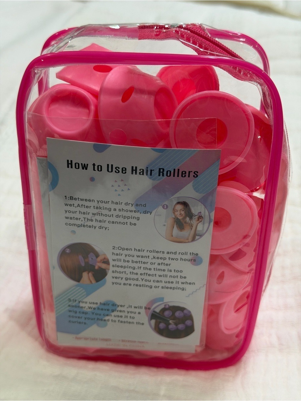 Set of 40 Silicone Hair Rollers